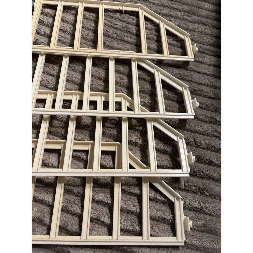 Barbie 1978 Dream House A-Frame second story rails LOT 4 Replacement Parts walls